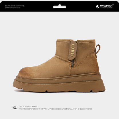 Xylia - Winter enkellaarsjes met fleecevoering voor dames