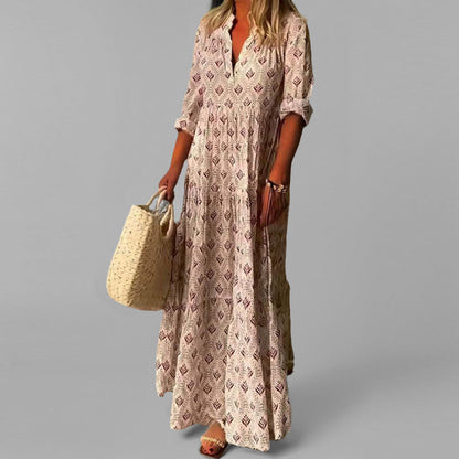 Pilar - Luchtige maxi zomerjurk voor dames