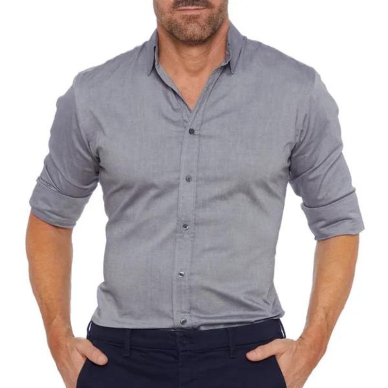 Cyrus | Slim fit overhemd met knoopsluiting voor heren