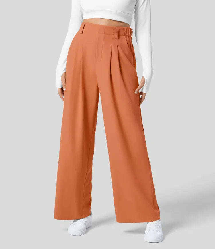 Kordyn - Chique high-waisted broek met wijde pijpen voor dames