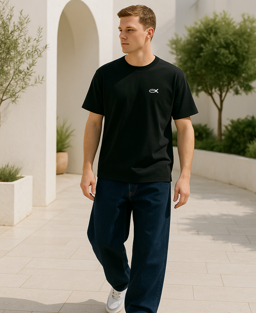 Paolo - Baggy jeans met wijde pijpen