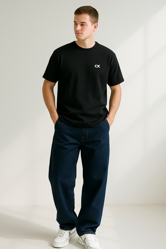 Paolo - Baggy jeans met wijde pijpen