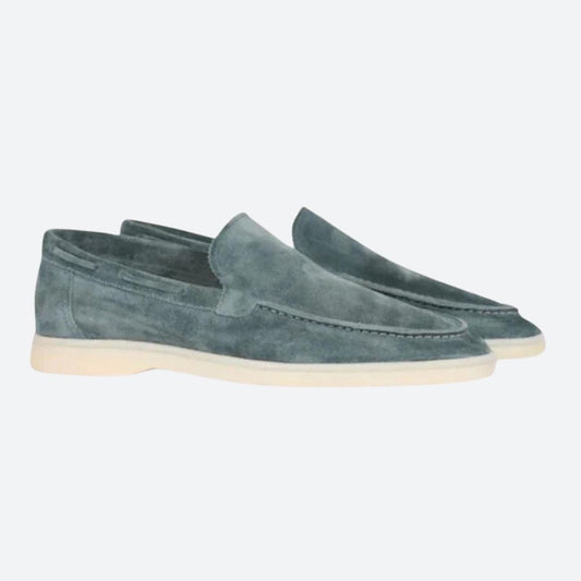 Truett | Suède instap loafers