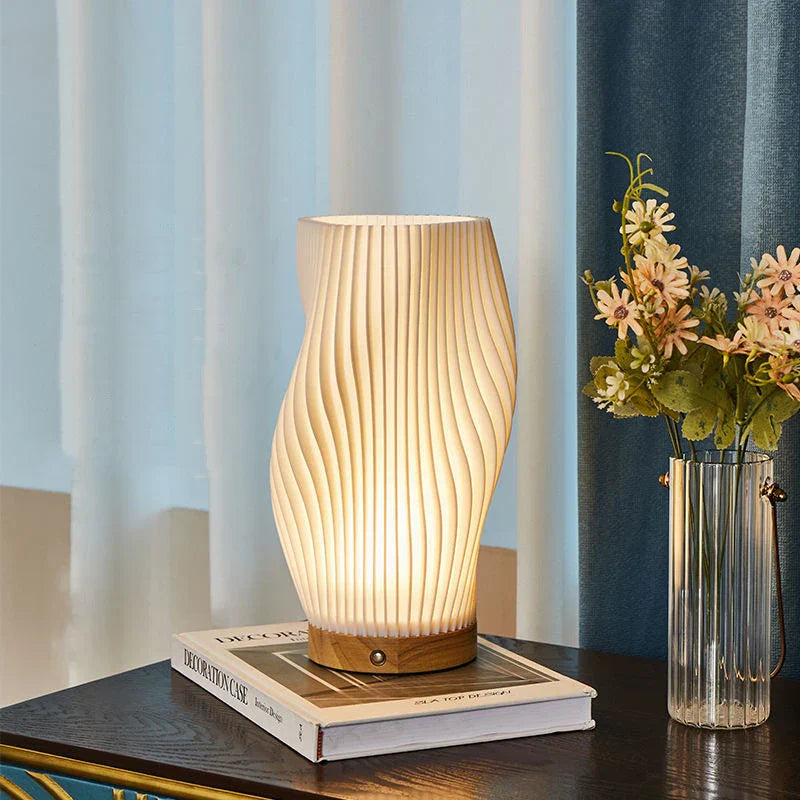 Wavy Ribbed Lamp