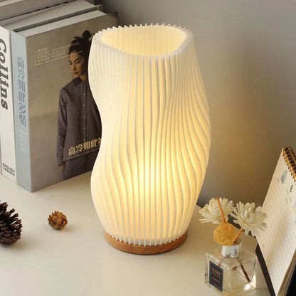 Wavy Ribbed Lamp