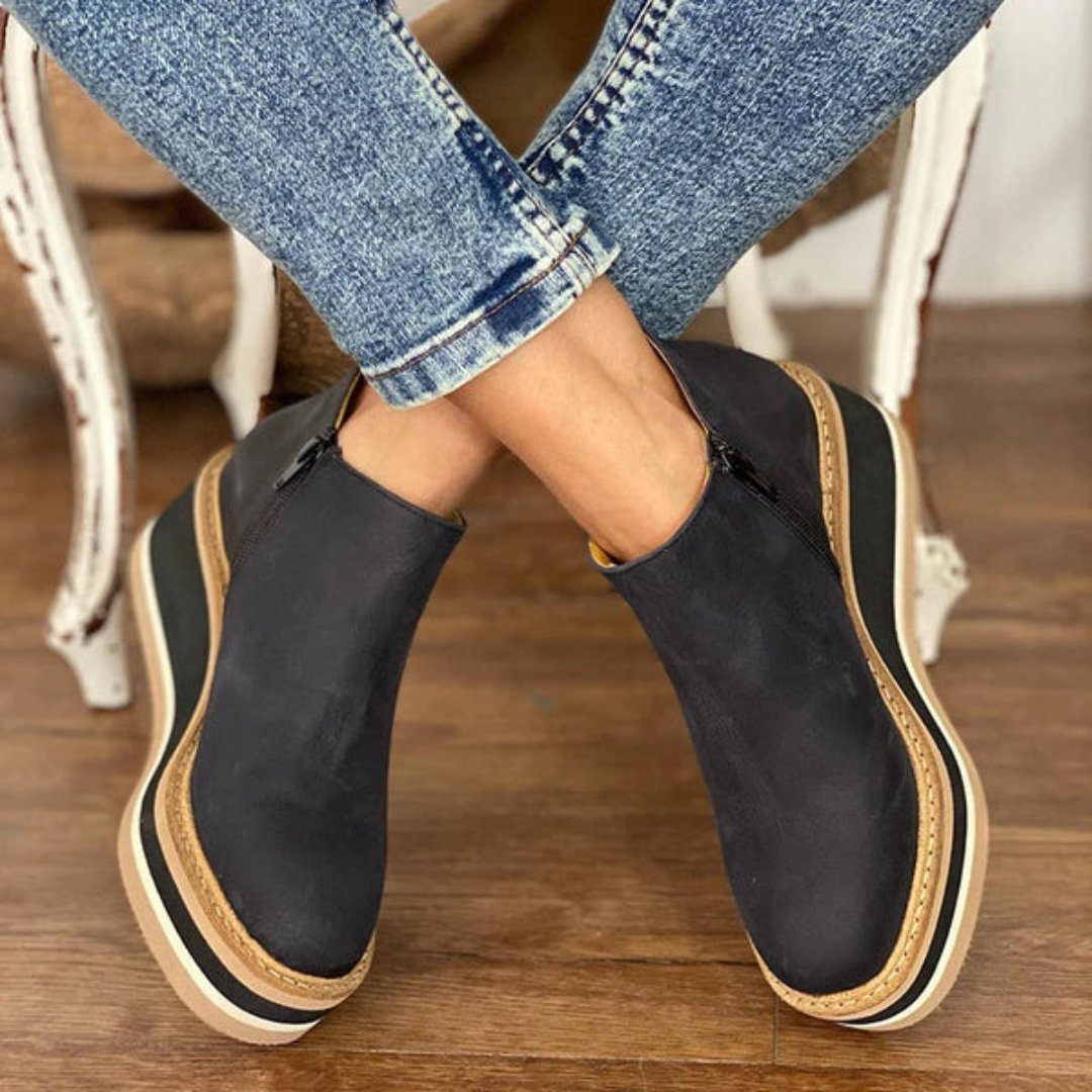 Alaska - Casual slip-on wedge laarsjes