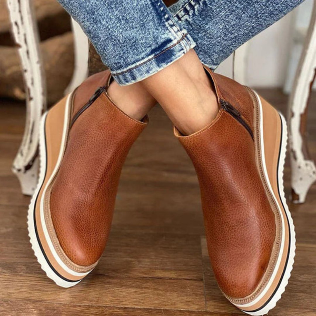 Alaska - Casual slip-on wedge laarsjes