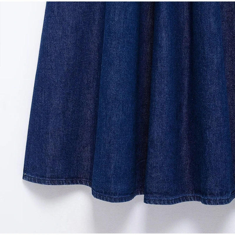 Canola - Dames strapless maxi jurk met gevormd lijfje en uitlopende rok