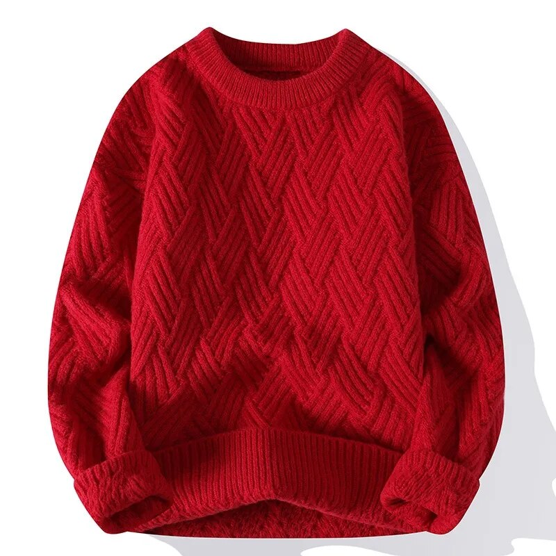 Casey - Cosy gebreide kabeltrui unisex