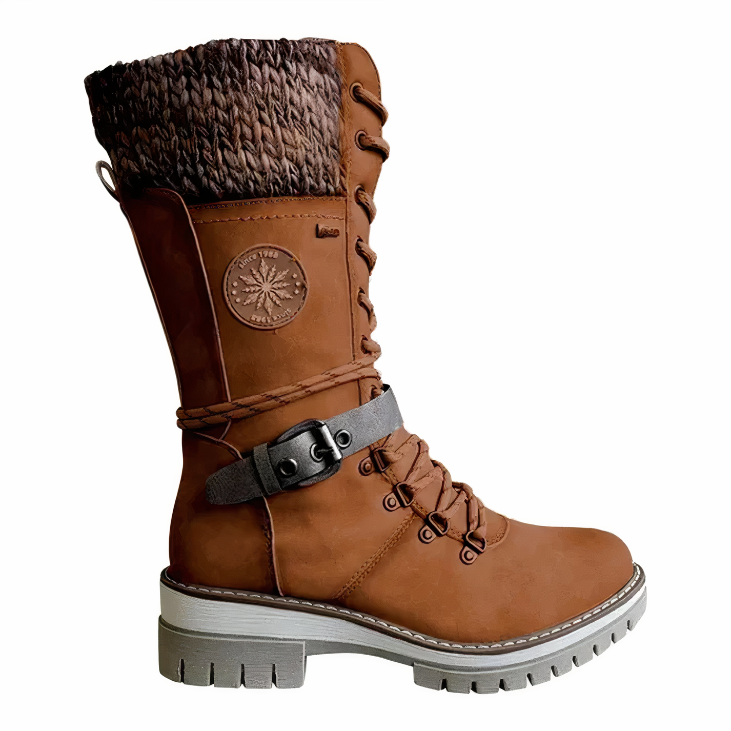 Jaya - Winterklaar veterlaarzen met antislip zool