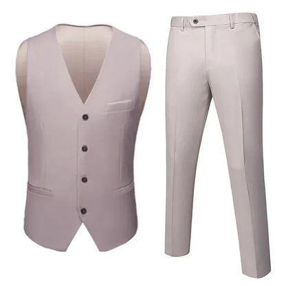 Tweedelig Herenset met Gilet en Pantalon