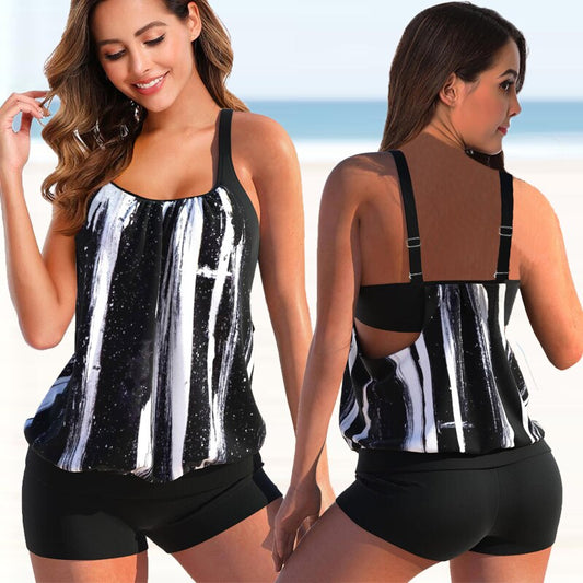 Linn - Kleurblok Tankini Set