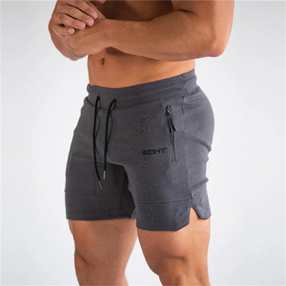 Ugo - Heren sportshort met ritszakken en verstelbaar koord