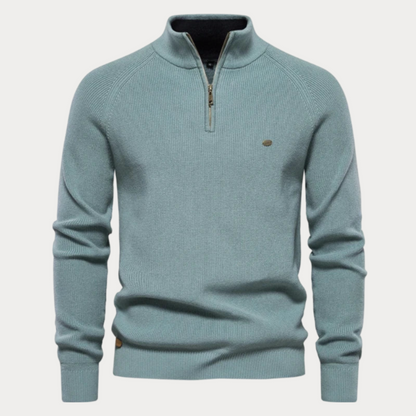 Manny - Casual pullover met rits voor mannen