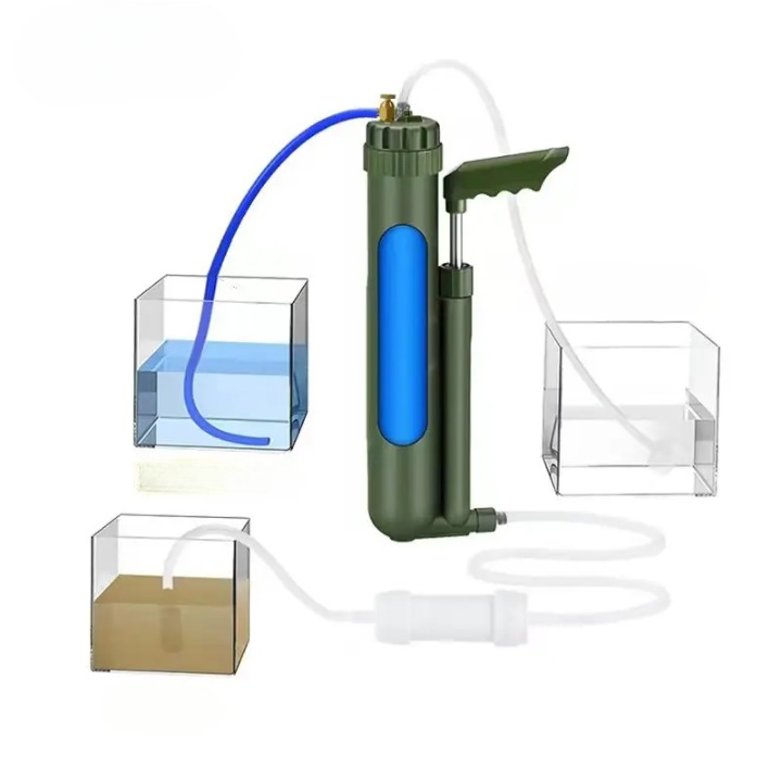 Draagbare handpomp RO waterfilter & purifier – omgekeerde osmose overlevingskit