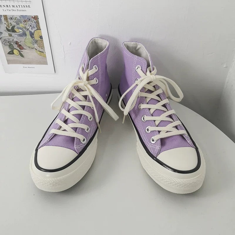 Omarosa - Canvas damessneakers met hoge top