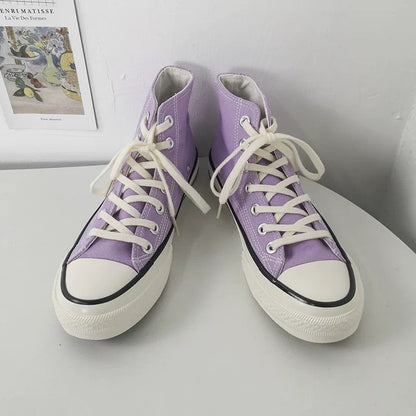 Omarosa - Canvas damessneakers met hoge top