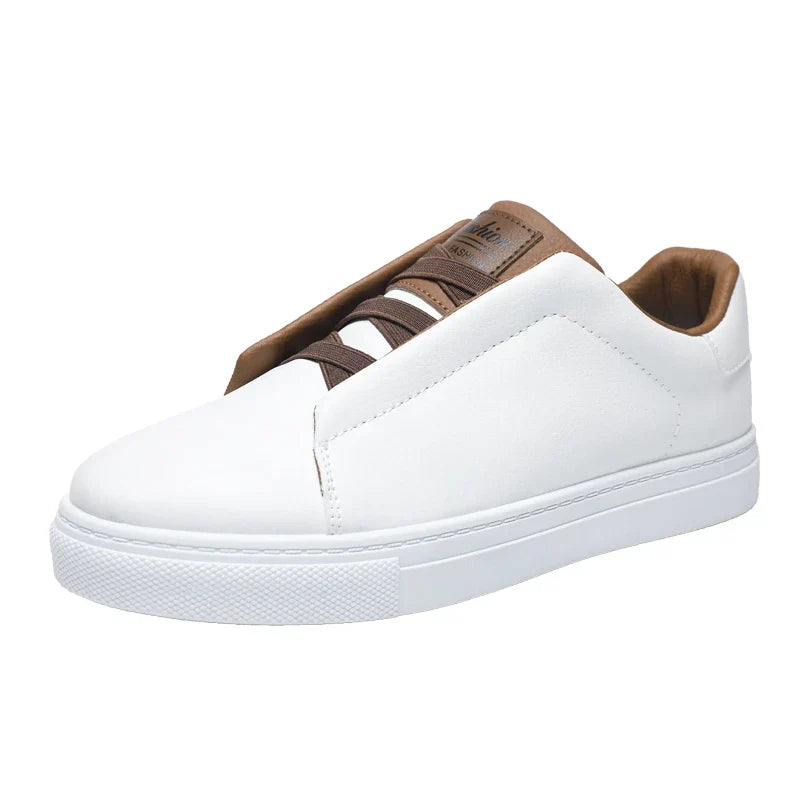 Bran - Lage herensneaker met contrasterende binnenvoering