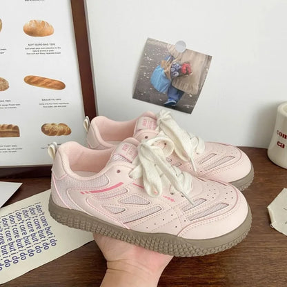Solea Vintage - Dames retro sneaker met sportieve zool
