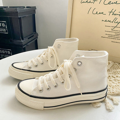 Omarosa - Canvas damessneakers met hoge top