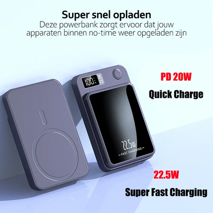 MagCharge - Compacte krachtige Powerbank (draadloos) | Magsafe