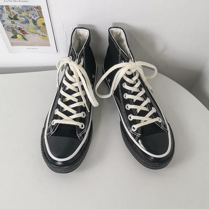 Omarosa - Canvas damessneakers met hoge top