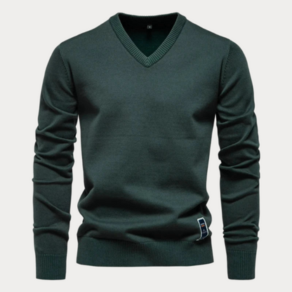 Duane - V-hals casual sweater voor mannen