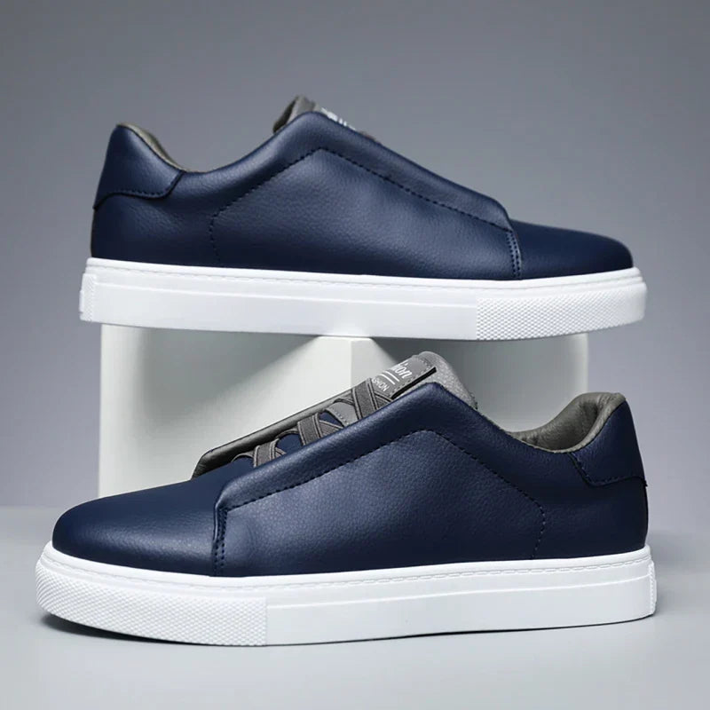 Bran - Lage herensneaker met contrasterende binnenvoering