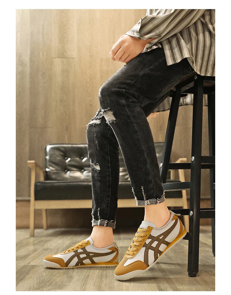 Adelmo - Retro hardloop-geïnspireerde herensneakers