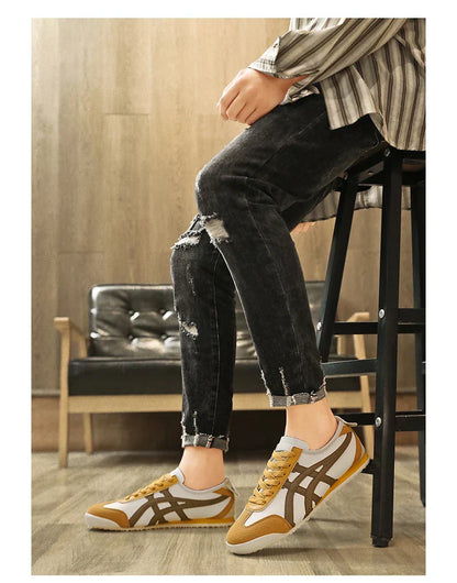 Adelmo - Retro hardloop-geïnspireerde herensneakers