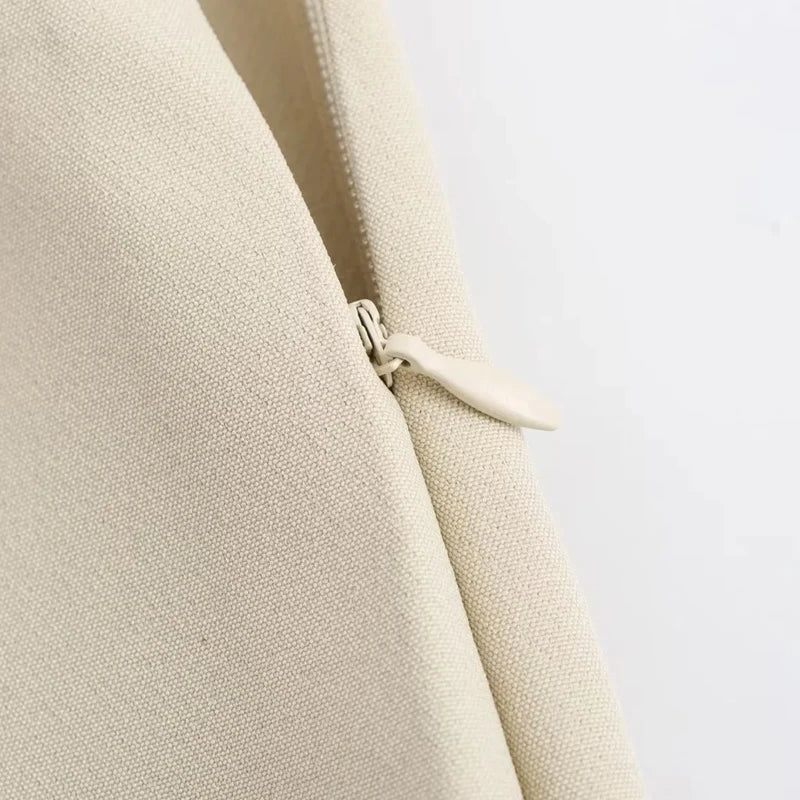 Wenry - Damesbroek met wijde pijpen in beige