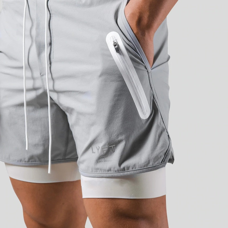 Frode - Hardloopshort met geïntegreerde compressielaag voor heren
