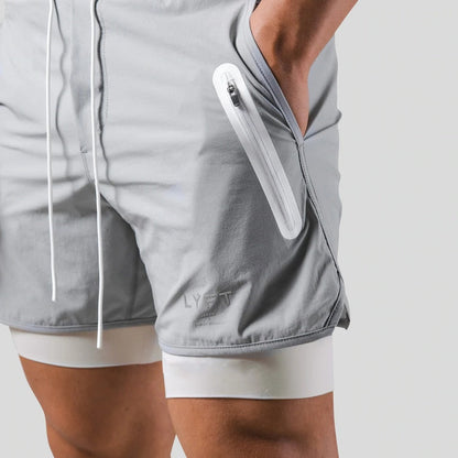 Frode - Hardloopshort met geïntegreerde compressielaag voor heren