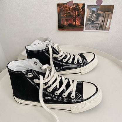 Omarosa - Canvas damessneakers met hoge top