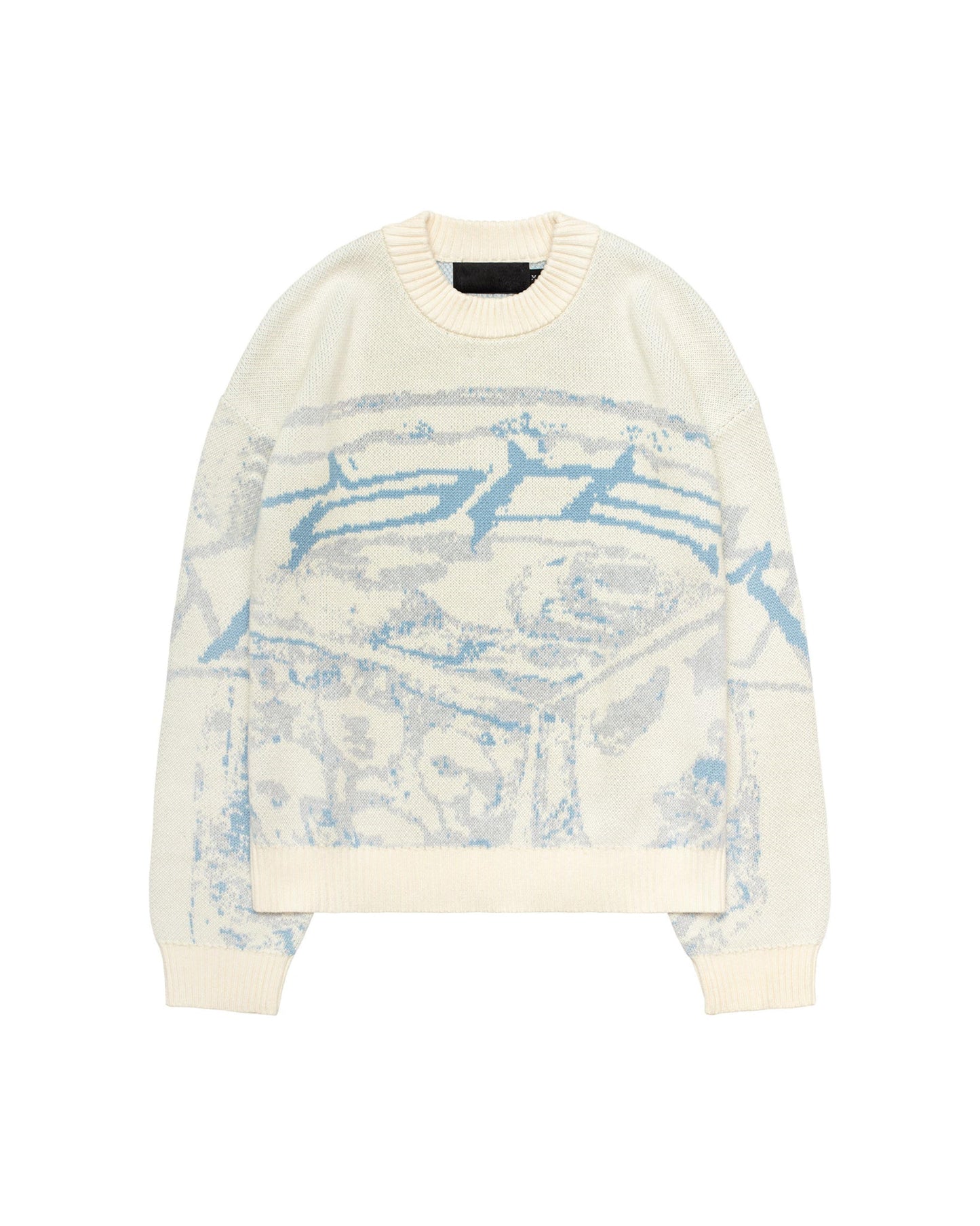 Camellia - Gebreide trui met grafische print voor dames
