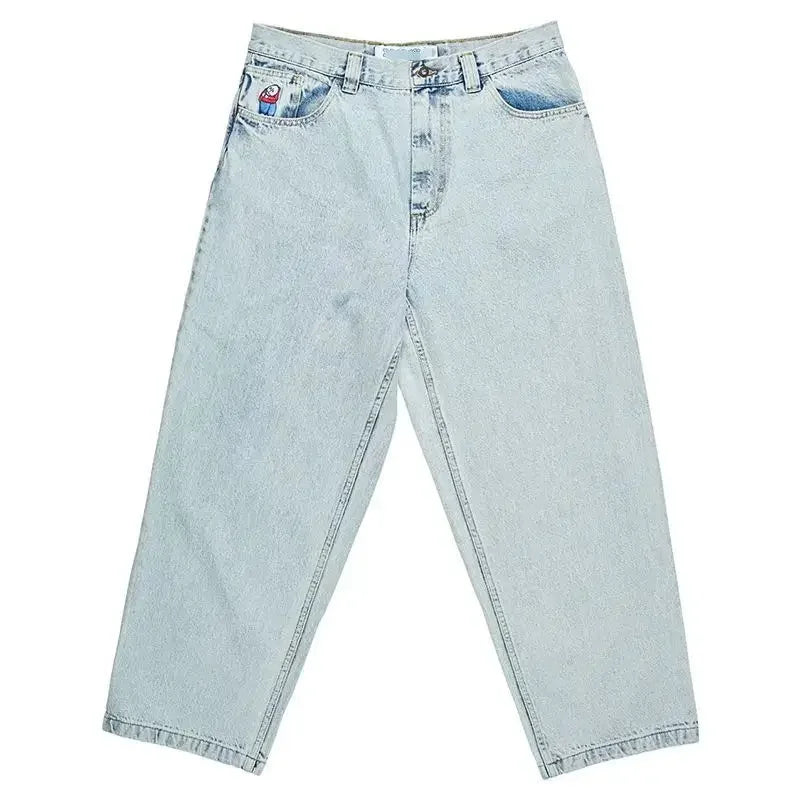 Paolo - Baggy jeans met wijde pijpen