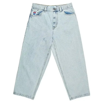 Paolo - Baggy jeans met wijde pijpen