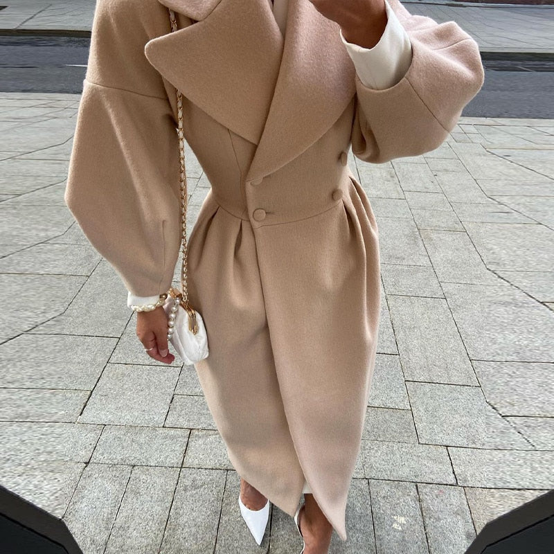 Ventura - Trenchcoat met dubbele riemen voor dames