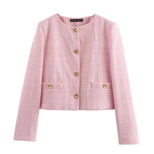 Joyle - Roze katoenen droomblazer