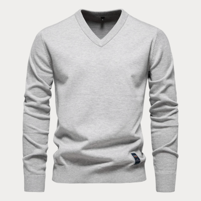 Duane - V-hals casual sweater voor mannen