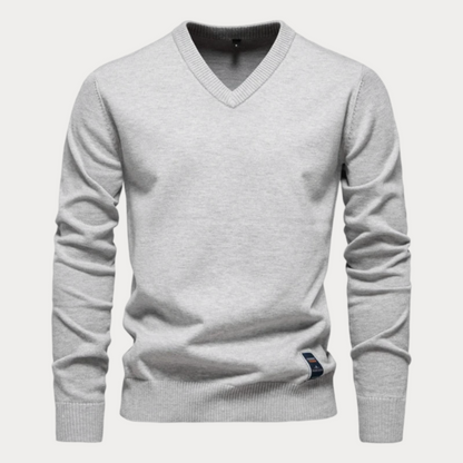 Duane - V-hals casual sweater voor mannen