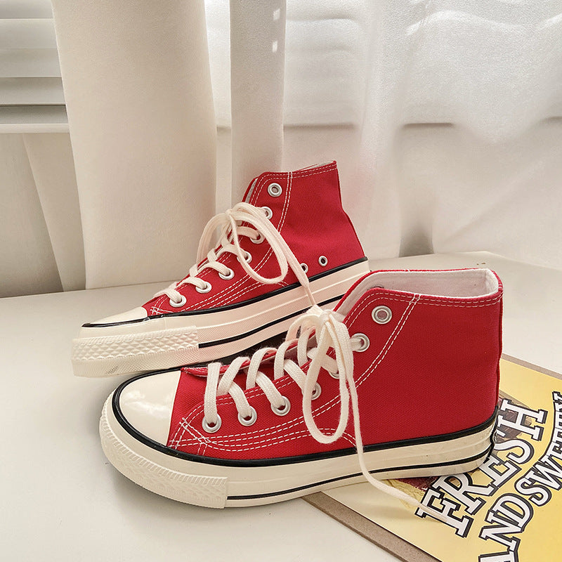 Omarosa - Canvas damessneakers met hoge top