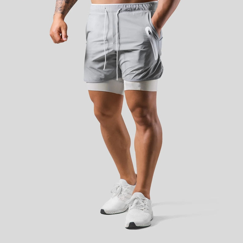 Frode - Hardloopshort met geïntegreerde compressielaag voor heren