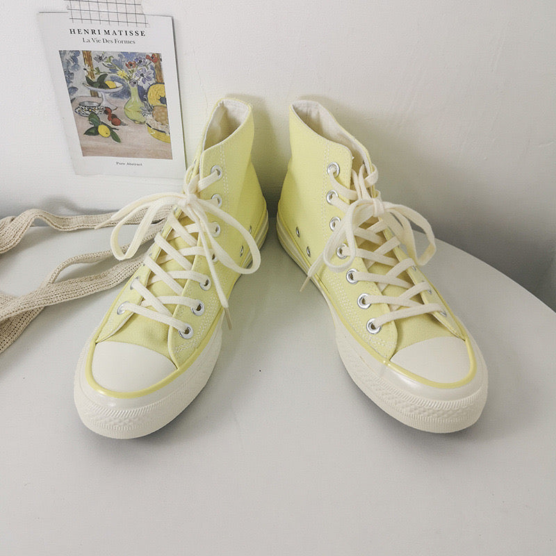 Omarosa - Canvas damessneakers met hoge top
