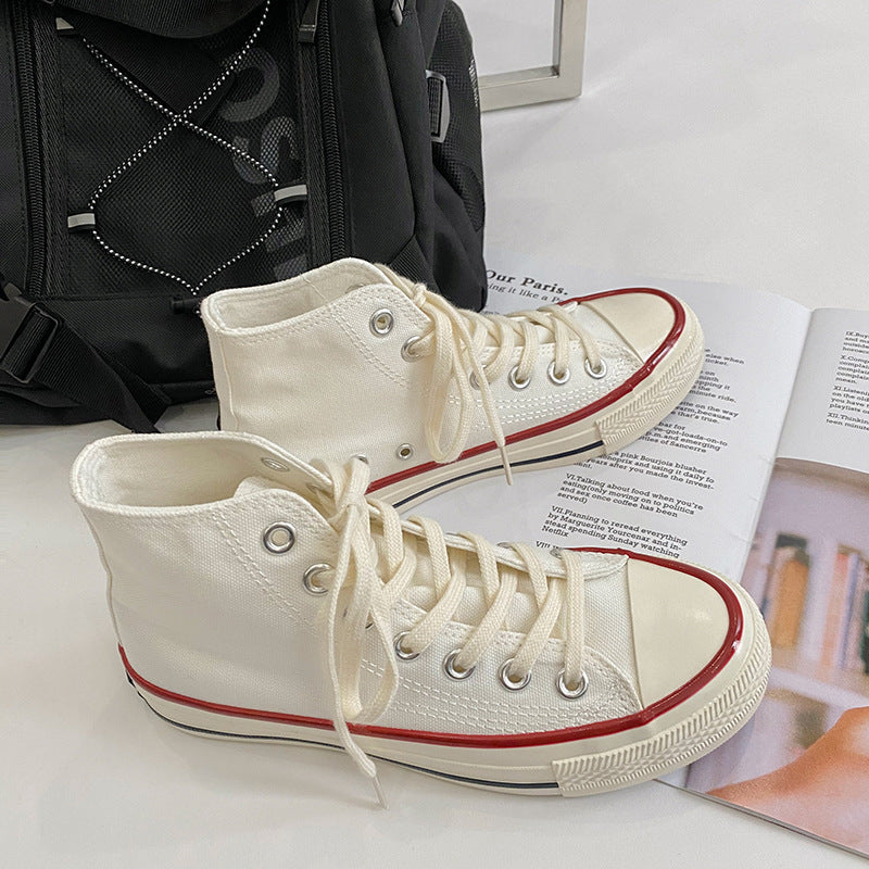 Omarosa - Canvas damessneakers met hoge top