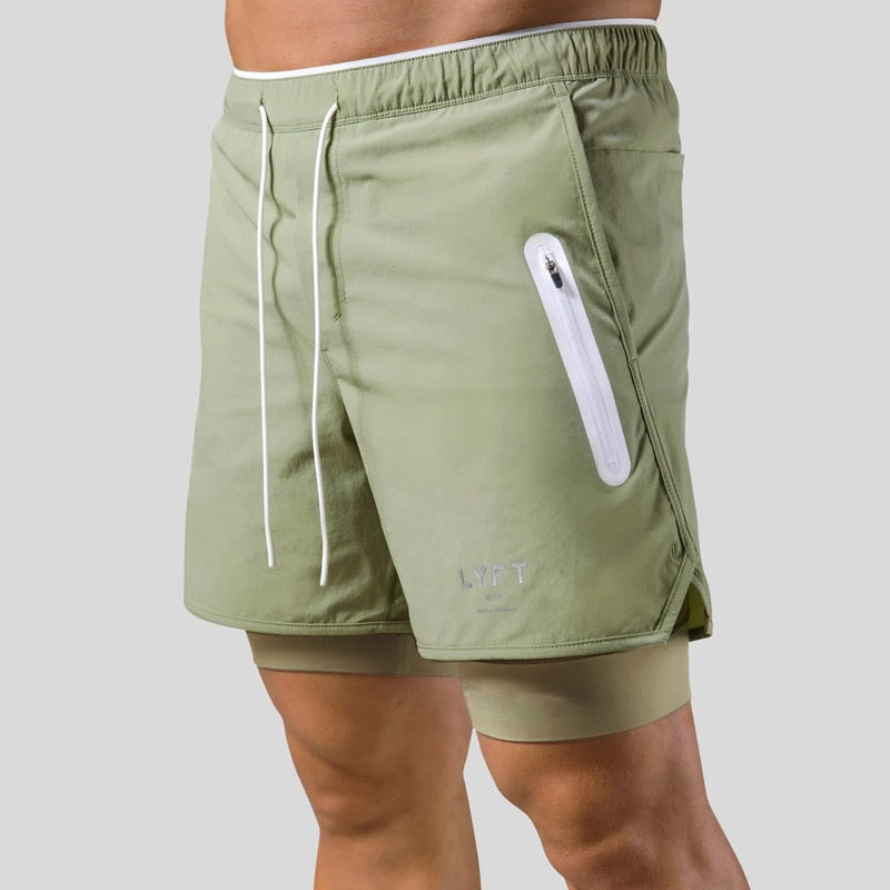 Frode - Hardloopshort met geïntegreerde compressielaag voor heren