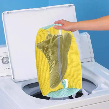 Microvezel schoenen waszakje