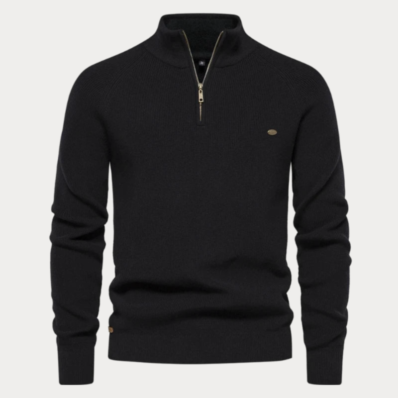 Manny - Casual pullover met rits voor mannen