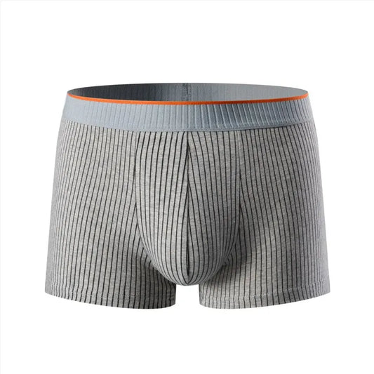 Heren ribgebreide boxershorts met zachte elastische tailleband