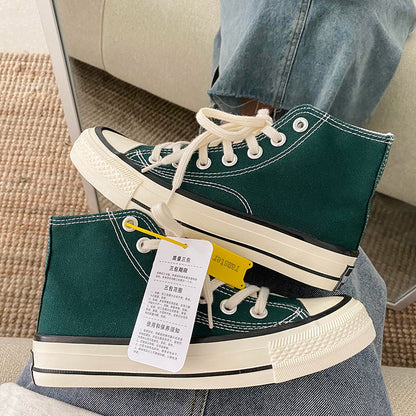 Omarosa - Canvas damessneakers met hoge top